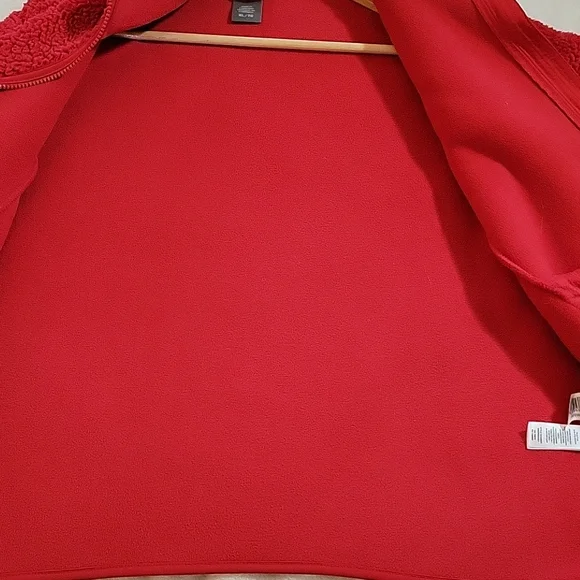 JF RED TEDDY JACKET XL - Picture 8 of 12